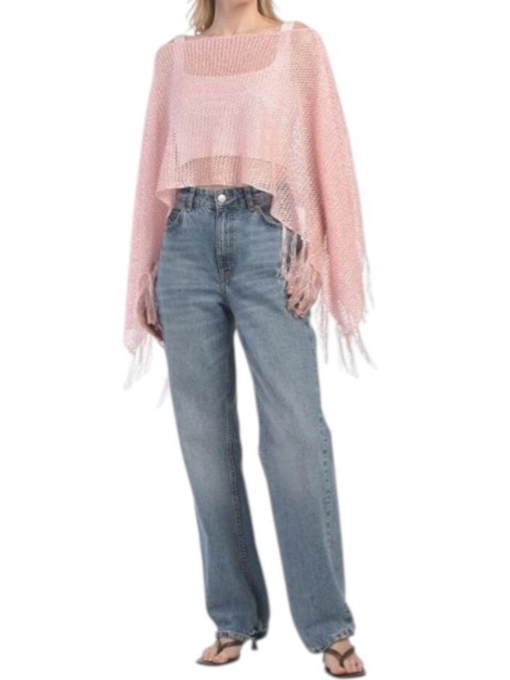 SINCERELY JULES Sequin Poncho